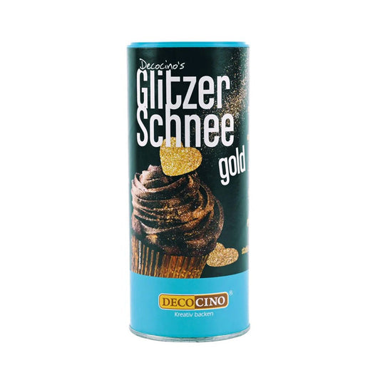 Glitzerschnee Gold